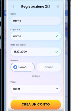 Completa il profilo